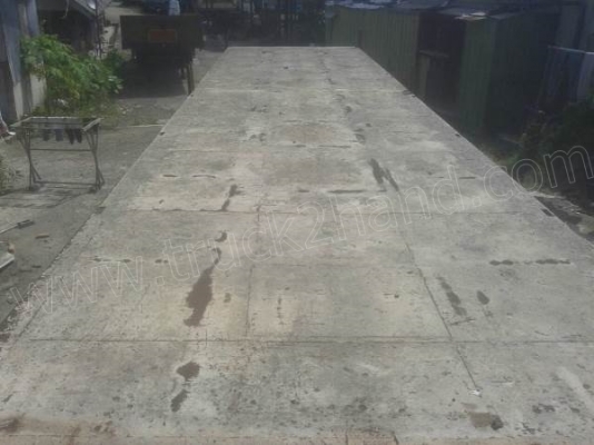 หางพ่วง 2 เพลา เพลากลม RCK ยาว 10.50 เมตร กว้าง 2.50 เมตร