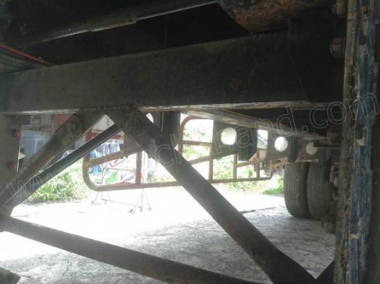 หางพ่วง 2 เพลา เพลากลม RCK ยาว 10.50 เมตร กว้าง 2.50 เมตร