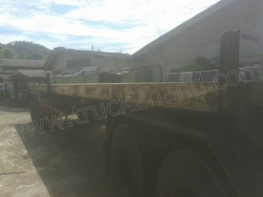 หางพ่วง 2 เพลา เพลากลม RCK ยาว 10.50 เมตร กว้าง 2.50 เมตร