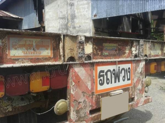 หางพ่วง 2 เพลา เพลากลม RCK ยาว 10.50 เมตร กว้าง 2.50 เมตร