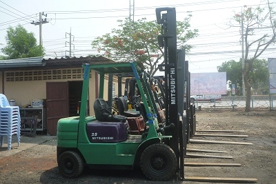 เช่า forklift 2.5 ตัน ยกสูง 5.0 เมตร ดีเซล มิตรซูบิชิ