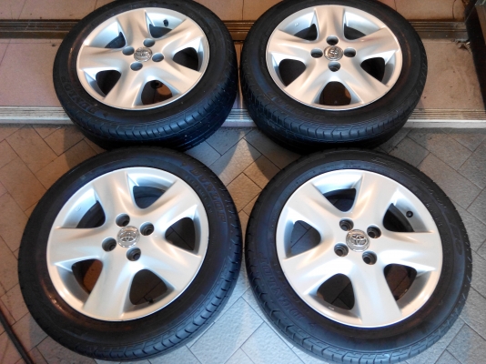 ล้อเดิม Vios ขอบ15 4/100 พร้อมยาง