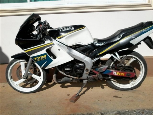 ขาย TZM150 ทะเบียนพร้อมโอนภาษีขาดปี 51 เครื่องพอใช้เหมาะกับนักปั้น ขาย 4900 บาท