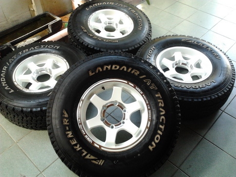 TE37 + Falken 31/10.5/15 ปี12 สวยๆ 1ชุด