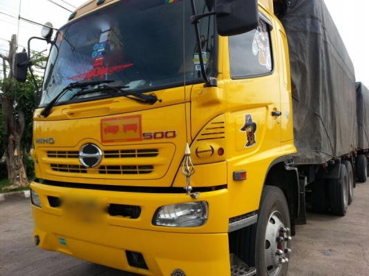 รถฮีโน่ 10 ล้อ รั้ว ( ไม่ดั้ม )  FM2P  260 แรงม้า. ปี 55  สนใจติดต่อ 081 - 6079515