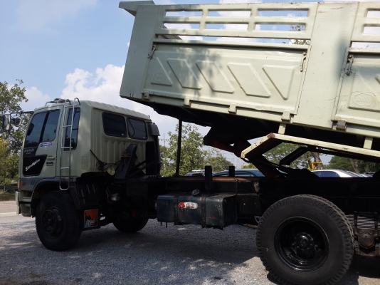 ขายรถ 10 ล้อดั้มพ์ 2 เพลา  HINO FM3H เครื่อง HO7D = 195 แรงม้า หัวเดิม ครัซซีเดิม ช่วงล่าง ZM 10 น๊อต