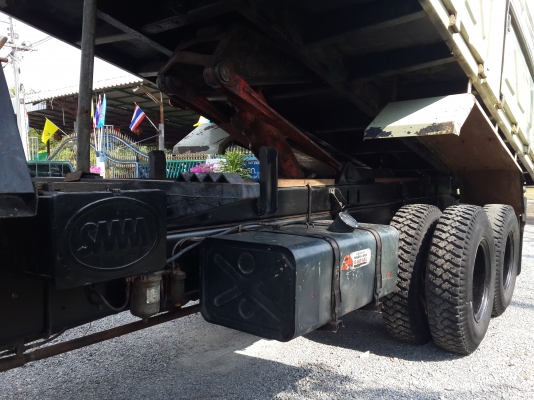 ขายรถ 10 ล้อดั้มพ์ 2 เพลา  HINO FM3H เครื่อง HO7D = 195 แรงม้า หัวเดิม ครัซซีเดิม ช่วงล่าง ZM 10 น๊อต