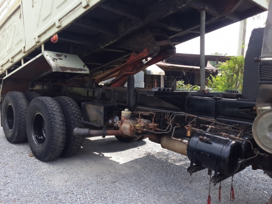 ขายรถ 10 ล้อดั้มพ์ 2 เพลา  HINO FM3H เครื่อง HO7D = 195 แรงม้า หัวเดิม ครัซซีเดิม ช่วงล่าง ZM 10 น๊อต