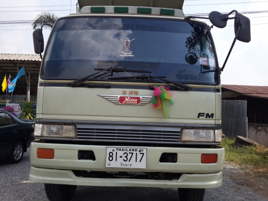 ขายรถ 10 ล้อดั้มพ์ 2 เพลา  HINO FM3H เครื่อง HO7D = 195 แรงม้า หัวเดิม ครัซซีเดิม ช่วงล่าง ZM 10 น๊อต