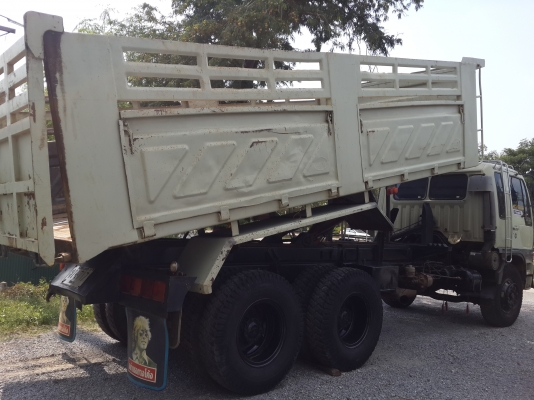 ขายรถ 10 ล้อดั้มพ์ 2 เพลา  HINO FM3H เครื่อง HO7D = 195 แรงม้า หัวเดิม ครัซซีเดิม ช่วงล่าง ZM 10 น๊อต