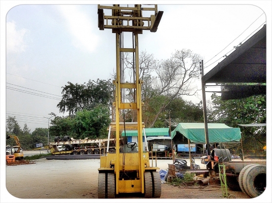 ขายรถยก 7 ตัน เก่าญี่ปุ่น เกียร์แรงๆ เครื่องแน่นๆ เสายกสูงๆ งาเทได้