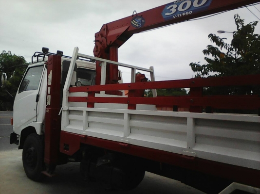 หกล้อติดเครน ฮีโน่-FB-117แรง รถห้างแท้ ล่างใหญ่ Fหน้าFหลัง เกียร์ร็อคกี่ เครนUNIC3ตันติดปั้ม5ตัน แรงข้ามรุ่น ทะเบียนชุดโอนพร้อม