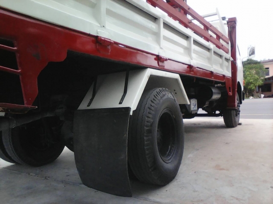 หกล้อติดเครน ฮีโน่-FB-117แรง รถห้างแท้ ล่างใหญ่ Fหน้าFหลัง เกียร์ร็อคกี่ เครนUNIC3ตันติดปั้ม5ตัน แรงข้ามรุ่น ทะเบียนชุดโอนพร้อม