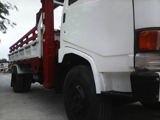 หกล้อติดเครน ฮีโน่-FB-117แรง รถห้างแท้ ล่างใหญ่ Fหน้าFหลัง เกียร์ร็อคกี่ เครนUNIC3ตันติดปั้ม5ตัน แรงข้ามรุ่น ทะเบียนชุดโอนพร้อม