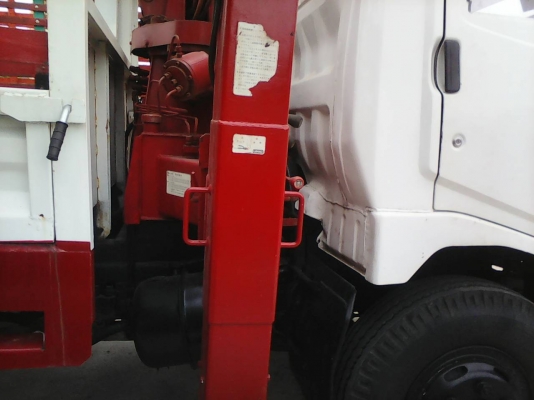 หกล้อติดเครน ฮีโน่-FB-117แรง รถห้างแท้ ล่างใหญ่ Fหน้าFหลัง เกียร์ร็อคกี่ เครนUNIC3ตันติดปั้ม5ตัน แรงข้ามรุ่น ทะเบียนชุดโอนพร้อม