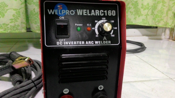 ตู้เชื่อมไฟฟ้าซุปเปอร์อินเวอร์เตอร์ WELPRO ARC160A สภาพดีพร้อมใช้งานครับ