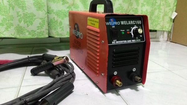 ตู้เชื่อมไฟฟ้าซุปเปอร์อินเวอร์เตอร์ WELPRO ARC160A สภาพดีพร้อมใช้งานครับ