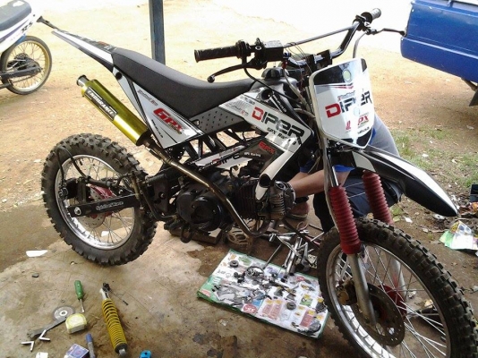 ขาย วิบาก หมื่นห้า มาเอาเองครับ แปลงใส่เปลือก GPX 125 แนวๆ