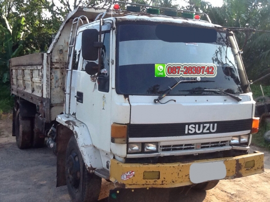ขายรถดั้มพ์ 6 ล้อ ขนาดใหญ่ ISUZU FTR 160 แรงม้า