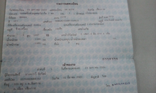 Honda City ปี2011 (2554) รถคุณครู