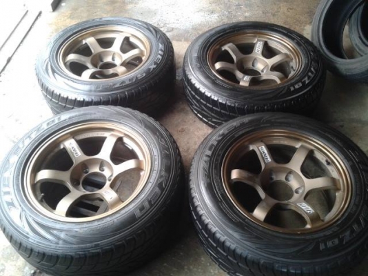 ขายล้อ te37 ขอบ18" 9*9 et0 พร้อมยาง  21500