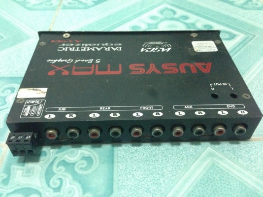 ปรีแอมป์ AUSYS MAX 5แบน มือสองใช้งานเสียงใช้ได้เลย ขาย 850 บาท
