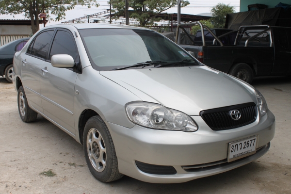 โตโยต้าอัลติส ปี2002 แท็กซี่ปลด รถเดิม ตัวถังดี สีสวยกริ๊บ