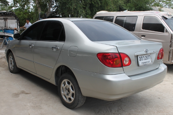 โตโยต้าอัลติส ปี2002 แท็กซี่ปลด รถเดิม ตัวถังดี สีสวยกริ๊บ