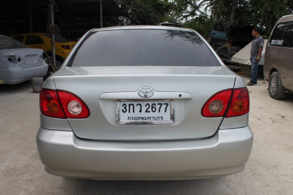 โตโยต้าอัลติส ปี2002 แท็กซี่ปลด รถเดิม ตัวถังดี สีสวยกริ๊บ