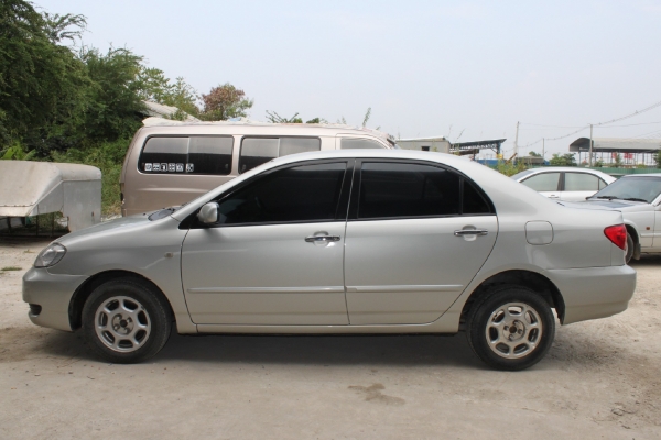 โตโยต้าอัลติส ปี2002 แท็กซี่ปลด รถเดิม ตัวถังดี สีสวยกริ๊บ