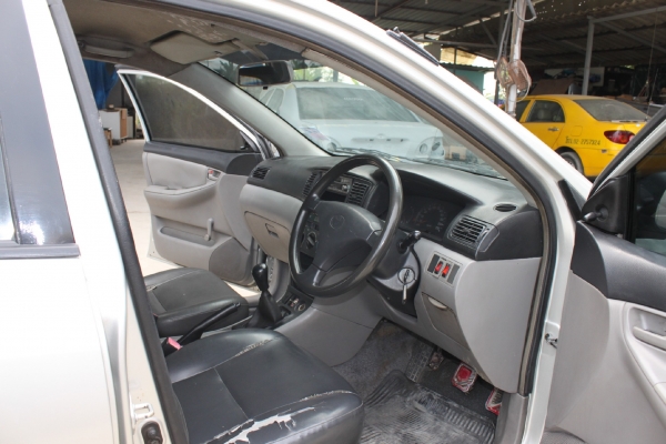 โตโยต้าอัลติส ปี2002 แท็กซี่ปลด รถเดิม ตัวถังดี สีสวยกริ๊บ