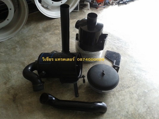 ขาย ชุดกรองอากาศรถไถฟอร์ด NEW HOLLAND 5610S - AT6610S - 6640NH ชุดใหญ่กรองแห้งพร้อมกรองเปียก