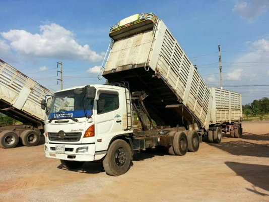 ขายพ่วงแม่-ลูกดั้มHINO MEGA 260 ปี47 เครื่องดี คัชซีสวย ภายในสวย แอร์เย็น พ.เพาเวอร์ เบรกทิฟฟี่ สภาพพร้อมใช้งาน เอกสารพร้อมโอน จัดไฟแนนซ์ได้ เงื่อนไขง่ายๆวันเดียวรับรถ สนใจโทร 090-8588220คุณนะ ID:narong498 หรือwww.truck.in.th/498 หรือfb:ณรงค์ ซื้อขายรถมือ