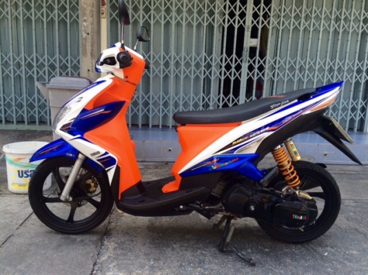 ขาย Mio 125 MX ปี 55 รถสวย เครื่องดี รถมือเดียว ไม่ต้องซ่อม พร้อมใช้งาน เอกสารคนบ