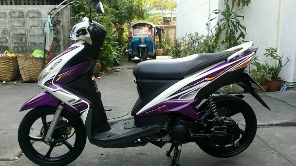 ขาย Mio 125mx ปี 55 เครื่องดี สีสวย รถบ้าน มือเดียว ไม่ต้องซ่อม เอกสารครบ พร้อมใช้งาน ภาษีไม่ขาดครับ