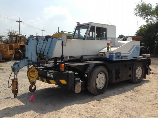 โปรโมชั่นส่งท้ายปี เครน 4ล้อ 8ตัน TADANO TR80M-1 ขาไขว้( X-Type) นำเข้าจากญี่ปุ่น 090-986-2521