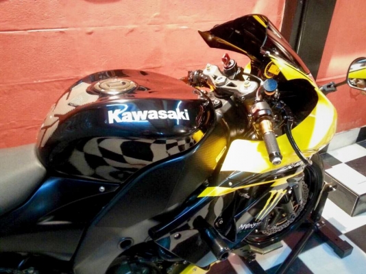 T&amp;T BIKE RAMA2 ขายราคาเพียง 169000 ฿KAWASAKI NINJA ZX10R 1000 ปี 2005 สำเนาทะเบียน ภาษีพรบ.58 [ไม่มีเล่มโอน