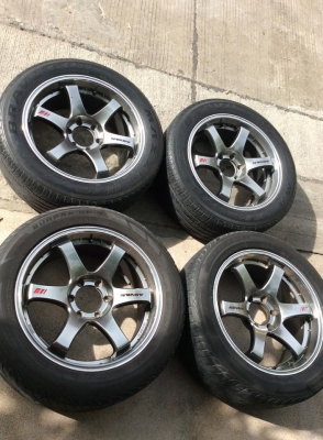 ล้อ ADVAN ลาย TE37 ขอบ20 พร้อมยาง ถูกๆครับ