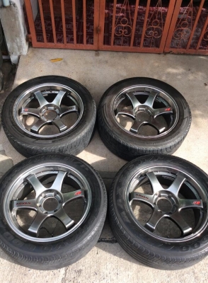 ล้อ ADVAN ลาย TE37 ขอบ20 พร้อมยาง ถูกๆครับ