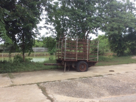 ขายสาลี่ลาก โครงสร้างแข็งแรง น๊อตล้อ 6น๊อต กว้าง 2.10ม. ยาว 2.40ม.ตามสภาพขาย 27,000บาท