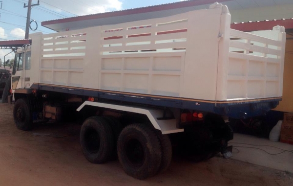 ***ขายแล้วครับขอบคุณ Truck2hand ขาย10ล้อ2เพลาดั้ม MITSUBISHI FUSO "หลงเทอโบ" FN527M-TF3672 6D16 Turbo-220HP เครื่องเดิมเกียร์เดิม เครื่องแน่น แรง ไม่เยิ้ม เกียร์เดิม 10สปีด เข้าง่ายไม่หลุด ช่วงล่าง เบรคใหญ่เพลาบุ๋ม คัสซีสวยแจ่ม ไม่ปะไม่ดาม สาดสี