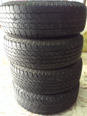 ขายยาง Bridgestone รหัส 245/70R16 สภาพยางสวยฯ เลย ขายยาง Bridgestone รหัส 245/70R16 สภาพยางสวยฯ เลย