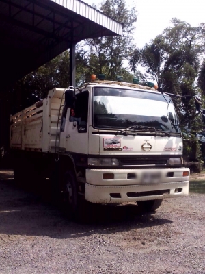 ขายรถบรรทุกสิบล้อดัมพ์ HINO 2K เครื่องเดิม 260 แรง ปี 42 กระบะดัมพ์สามมิตร มีระบบลากพ่วง