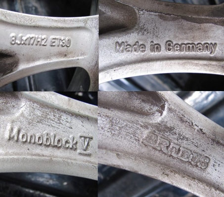 ขายแม็ก BRABUS BLOCK 5 ขอบ 17 " ของแท้ Made in Germany ถูกมากครับ