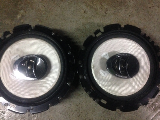 pioneer carrozzeria TS-F1600 เก่าญี่ปุ่น คู่ละ 800