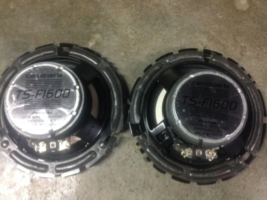 pioneer carrozzeria TS-F1600 เก่าญี่ปุ่น คู่ละ 800