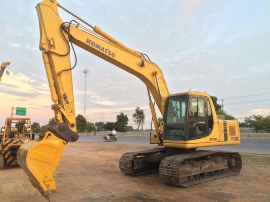 ขายรถแบคโฮ KOMATSU PC160-6 ระบบไฟฟ้าเต็ม ปี 2002 สภาพสวยมาก รถนอกนำเข้า มีVDOการทำงานครับ
