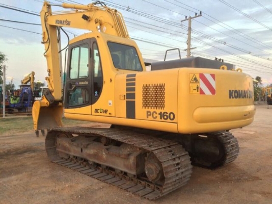 ขายรถแบคโฮ KOMATSU PC160-6 ระบบไฟฟ้าเต็ม ปี 2002 สภาพสวยมาก รถนอกนำเข้า มีVDOการทำงานครับ