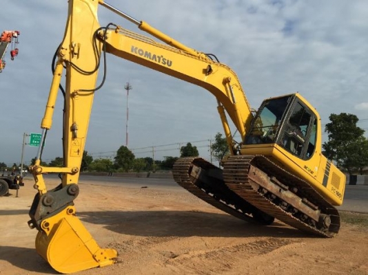 ขายรถแบคโฮ KOMATSU PC160-6 ระบบไฟฟ้าเต็ม ปี 2002 สภาพสวยมาก รถนอกนำเข้า มีVDOการทำงานครับ