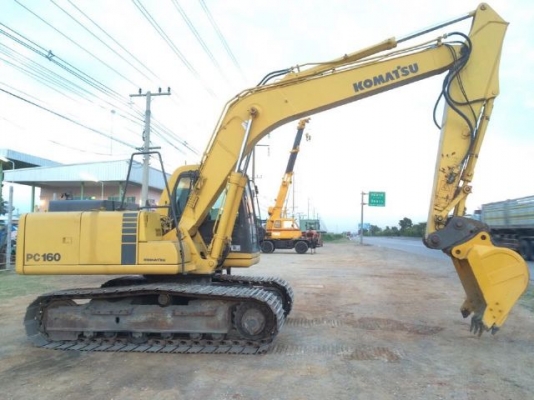 ขายรถแบคโฮ KOMATSU PC160-6 ระบบไฟฟ้าเต็ม ปี 2002 สภาพสวยมาก รถนอกนำเข้า มีVDOการทำงานครับ